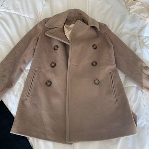 Calvin Klein camel peacoat